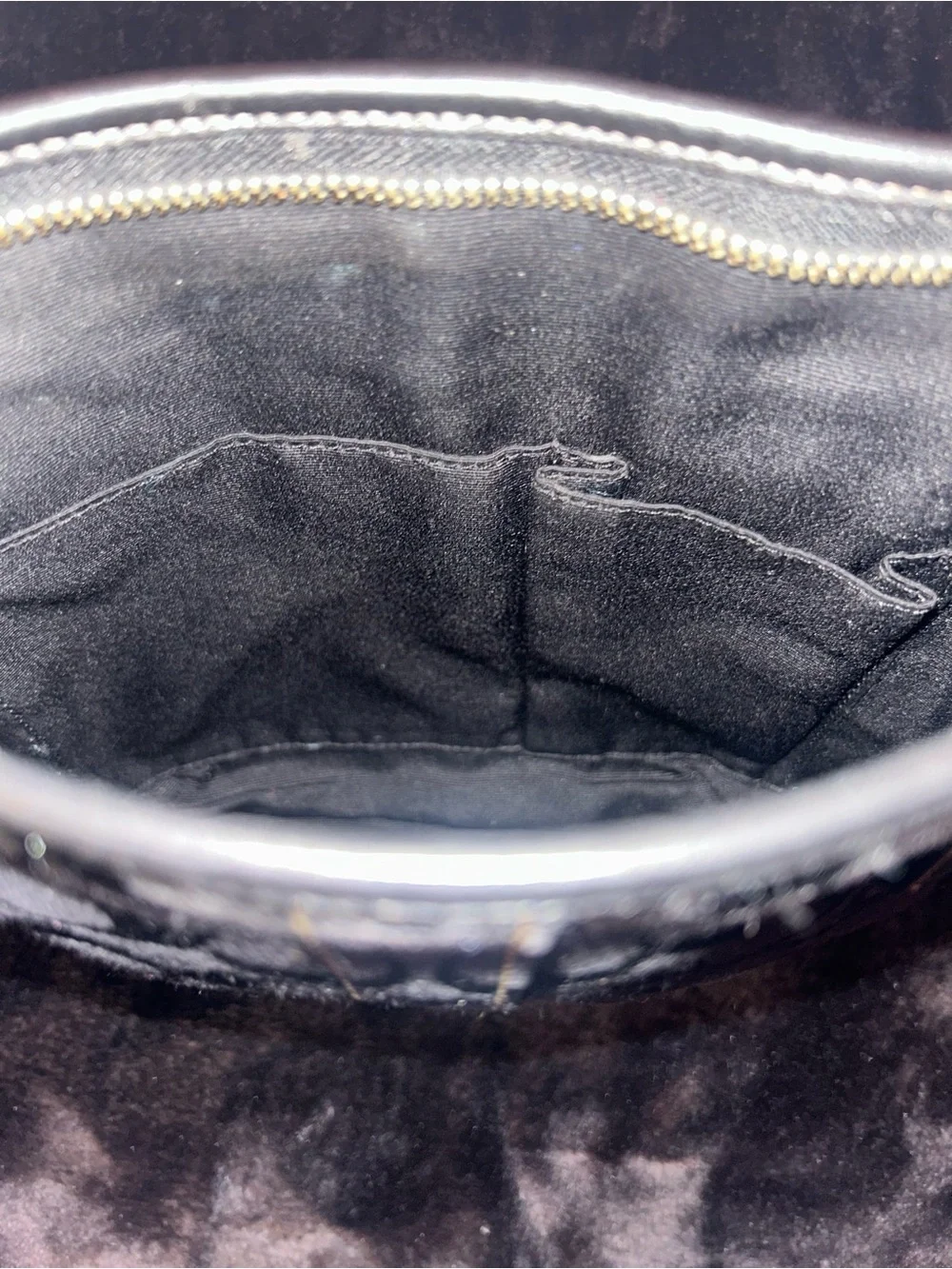 Coach Monogram Shoulder Bag in Black